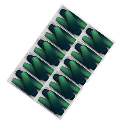 120 Stück Sarg Kunstnägel Vollständige Abdeckungen Zum Aufkleben Auf Die Nägel Tragbar Zum Aufdrücken Der Nägel Mit Farbverlauf Künstliche Nägel Für Frauen Und Mädchen von LIbgiubhy