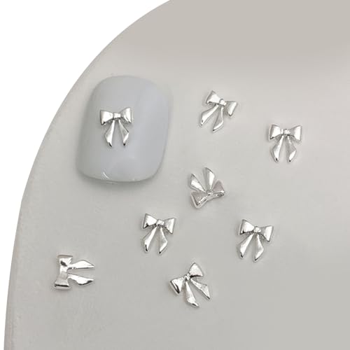 20 x Schleife, 3D-Metall, für Nägel, Kunst, Frauen, Dekorationen, Zubehör von LIbgiubhy