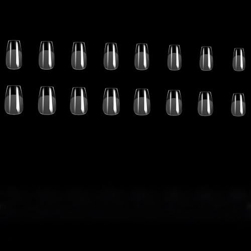 480 Stück Künstliche Nagelspitzen Weiche Gel Spitzen Halbmattierte Nagelspitzen Vollständige Abdeckung Zum Aufkleben Der Nägel Zum Aufdrücken Der Nägel Für Frauen Und Mädchen von LIbgiubhy