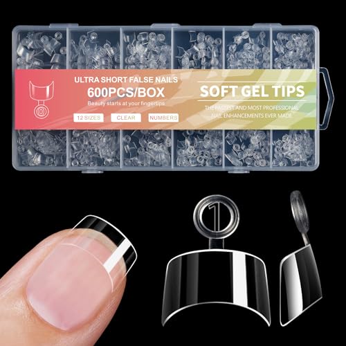600x Kurze Halbe Abdeckungsspitzen Acrylnägel Tipps Künstliche Nägel Tipps Weiche Gele Tipps Klare Nägel Tipps Zum Aufdrücken Der Nägel Für Frauen 600x Kurze Halbe Abdeckungsspitzen Acrylnägel Tipps Künstliche Nägel Tipps Weiche Gele Tipps Klare Nägel Tipps Zum Aufdrücken Der Nägel Für Frauen von LIbgiubhy