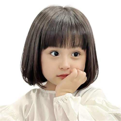 Atmungsaktive Kinder Puff Perücken Haarteil Synthetische Weiche Kurzhaarverlängerung Hitzeblaste Leicht Zu Tragen Für Die Synthetisch Mit Haben von LIbgiubhy