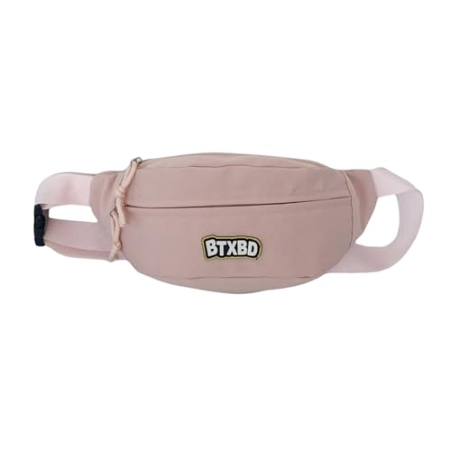 Damen Hüfttasche Mit Verstellbarem Riemen Mädchen Brusttasche Brief Bauchtasche Japanische Stile Umhängetasche Schöne Hüfttasche von LIbgiubhy
