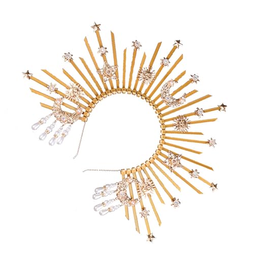 Eleganter Göttinnen Kopfschmuck Funkelnder Von Gott Inspirierter Haarreif Zierlicher Haarschmuck Für Hochzeiten Und Mehr von LIbgiubhy