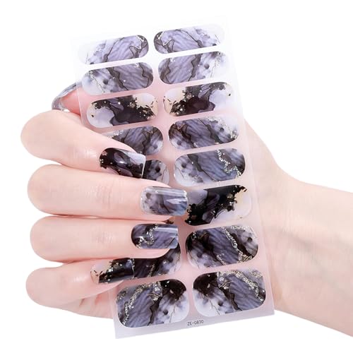 Fashion Gels Nails Wraps Glossy Gels Nails Sticker French Tip Gels Nails Strips Nails Art Decortions Maniküre Supplies von LIbgiubhy