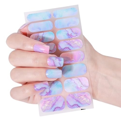 Fashion Gels Nails Wraps Glossy Gels Nails Sticker French Tip Gels Nails Strips Nails Art Decortions Maniküre Supplies von LIbgiubhy