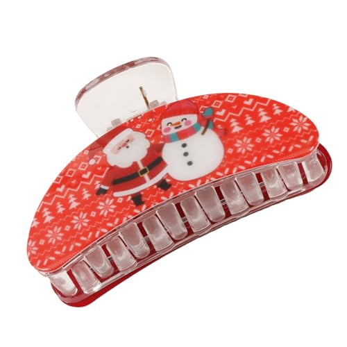 Festliche Schneemann-Haarspange mit starkem Halt für verschiedene Haartypen, Party-Haarteile, tägliche Abnutzung, Haarschmuck von LIbgiubhy