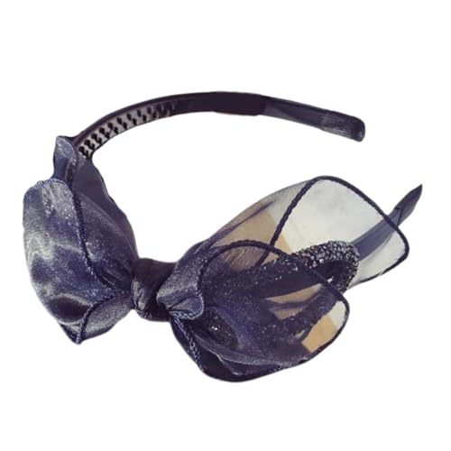 Flapper Netz-Haarreif mit Fliege für weibliche Haarstyling-Ornamente, eleganter Kopfschmuck von LIbgiubhy