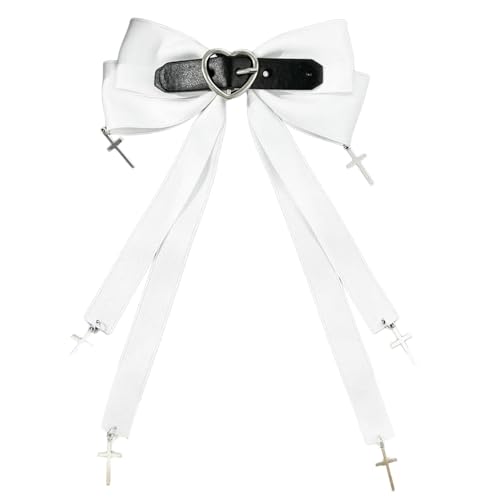 Fransenhaarclip Punk Hair Mädchen Pferdeschwanzhalter Haar Ornament Dark Serie Barrettes 2000er Haardekoration von LIbgiubhy