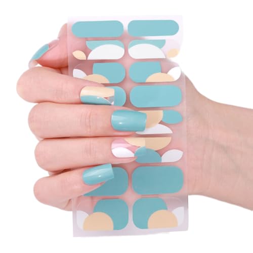 French Tip Nails Polish Strips Nails Art Sticker Glittering Gels Nails Strips Gels Nails Wraps Nails Art Decoration von LIbgiubhy