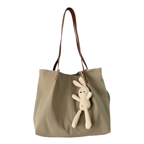 Geräumige Nylon Umhängetasche Für Damen Mit Mehreren Fächern Und Bequemem Einfarbige Handtasche Shopper Tasche von LIbgiubhy