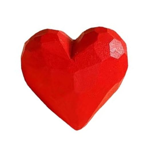 Geschnitztes Holz Herzschlüsselkettenanhänger Dekoratives Accessoire Für Taschenschlüssel Oder Autoschnitzer 3D Liebeshandwerk Gravavured Ornament von LIbgiubhy