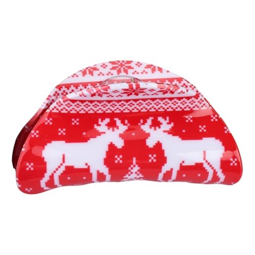 Haarklammer mit weihnachtlichem Thema, festliches Rentier-Haarfänger, starker Halt, Haarnadel für Mädchen von LIbgiubhy