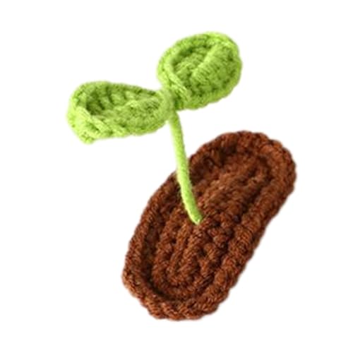 Häkel-Haarnadel, kleine Blätter-Haarspange, exquisit, elegant, 2000er-Jahre-Trend, Blattstrauß, Kopfbedeckung, Blume von LIbgiubhy