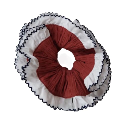 Hohlen Spitzen-Haargummi, große Blume, Lolitas, Haargummi, Haargummi für Partys und den täglichen Gebrauch von LIbgiubhy