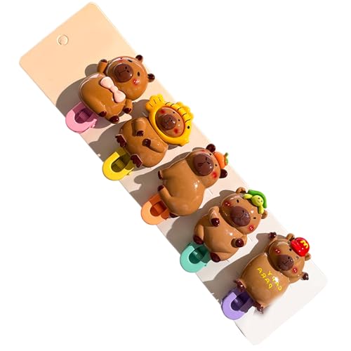Kinder Haarnadel Haare Clip Capybaras Form Für Kinderbühne Tragen Adorchierbare Nagetiere 2000er Mädchen Kopfschmuck von LIbgiubhy