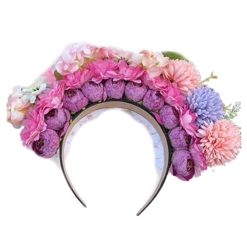 LIbgiubhy Doppelseite Blumenstirnband Mexika Stoff Kronhaarband Fashion Frauen Braut Haar Accessoire Brautgirlanden LIbgiubhy Doppelseite Blumenstirnband Mexika Stoff Kronhaarband Fashion Frauen Braut Haar Accessoire Brautgirlanden von LIbgiubhy