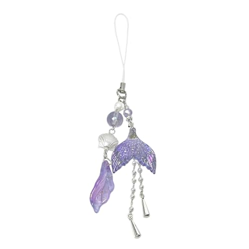 LIbgiubhy Elegante Meerjungfrau Hanging Charm Multipurpose Telefonband Praktische Schlüsselhalter Zubehör Taschendekoration Für Trendige Frauen von LIbgiubhy