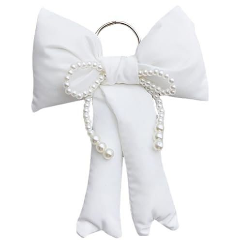 LIbgiubhy Faux Pearls Perlenkleider Keychain Charme Stylish Bowknot Anhänger Keyring Coloful Bag Dekoration Für Modebegeisterte von LIbgiubhy