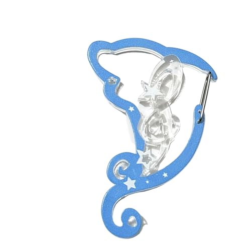 LIbgiubhy Flower Musical Note Form Carabiner Keychain Fashion Key Accessoires Outdoor Schlüsselhalter Für Wandercamping Geeignet von LIbgiubhy