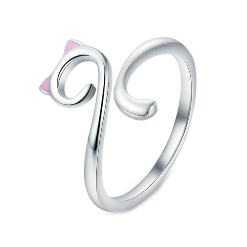 LIbgiubhy Häkel Und Strickfingerringe Mit Katzenohren Funktionelle Häkelringe Stilvolle Katzenringe Perfekt Für Katzenbegeisterte von LIbgiubhy