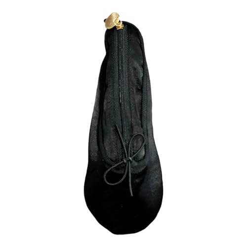 LIbgiubhy Handgefertigte Ballettschuhform Bleistiftbeutel Stofftextur Für Schul Oder Bürovorräte Mit Gestickten Geeignet von LIbgiubhy