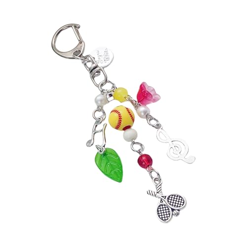 LIbgiubhy Handgefertigte Tennisbeutel Schlüsselbund Stury Legierung Designs Personalisieren Sie Accessoire Für Sportliebhaber Und Erwachsene Täglich von LIbgiubhy