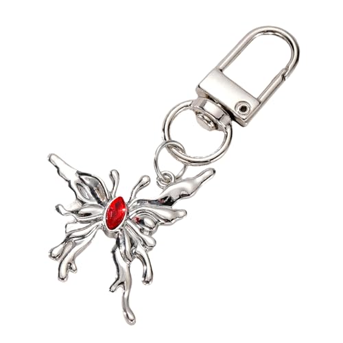 LIbgiubhy Harz Butterfly Key Empfindlicher Schlüsselbund Stilvoller Und Tragbarer Keyring Fashion Ornament Einzigartiger Tasche Charme Für Frauen von LIbgiubhy