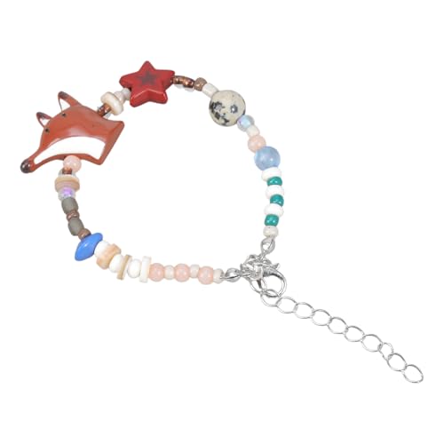LIbgiubhy Harzarmband Mit Farbenfrohen Foxes Designs Trendy Harzschmuck Geeignet Für Trendige Und Individualistische Träger von LIbgiubhy