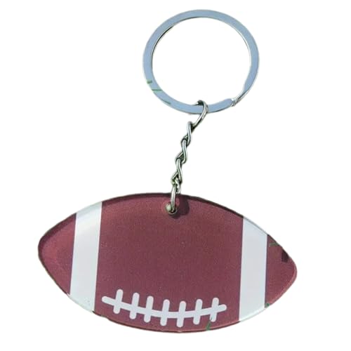 LIbgiubhy Kleine Volleyball Schlüsselanhänger Sportliche Dekorative Anhänger Key Ornament Acryl Textur Für Rucksäcke Fitnessbeutel Und Geldbörsen von LIbgiubhy