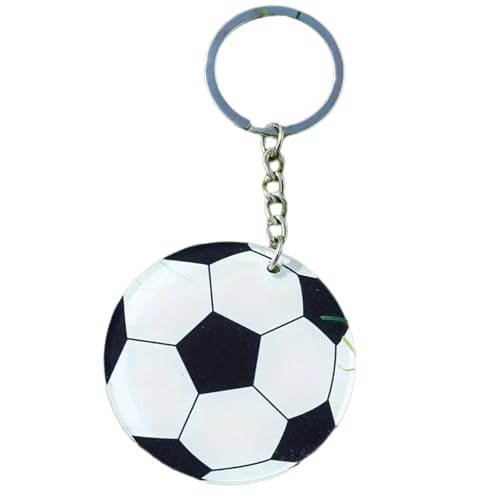LIbgiubhy Kleine Volleyball Schlüsselanhänger Sportliche Dekorative Anhänger Key Ornament Acryl Textur Für Rucksäcke Fitnessbeutel Und Geldbörsen von LIbgiubhy