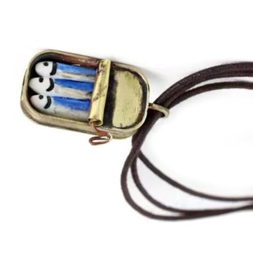 LIbgiubhy Kreative Sardinendose, benutzerfreundlich, Sardinendose, Schmuck, Charm-Stücke für einzigartige und unverwechselbare Geschenke von LIbgiubhy