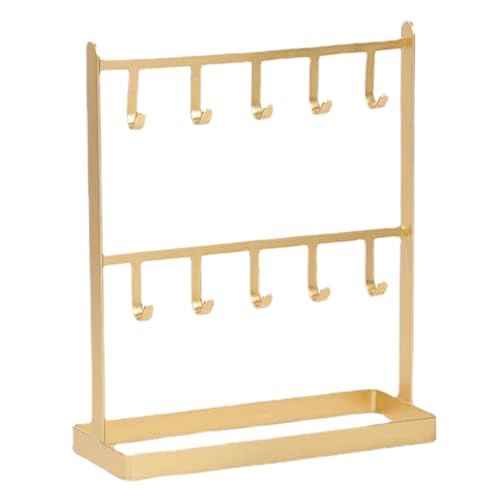 LIbgiubhy Metallschmuckhalter Schmuck Ausstellungsständer Halsketten Und Handketten Rack Schmuckschelfenschelf Für Frauen von LIbgiubhy