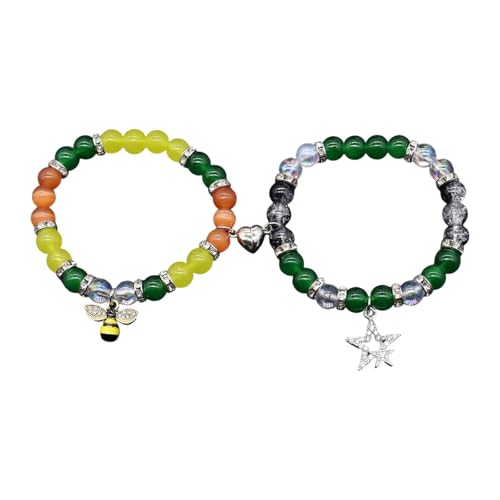 LIbgiubhy Mode Bänder Mit Magnetischem Herzpaar Und Verbindung Für Paare Für Paare Und Besondere Anlässe Täglich Verwendet von LIbgiubhy