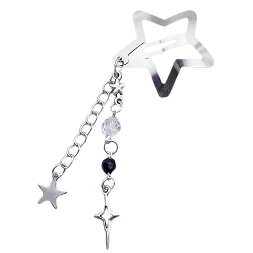 LIbgiubhy Stern Haarnadel Quasten Herz Perlen Haare Elegante Metall Barrette Modische Haar Accessoire Für Frauen Und Mädchen von LIbgiubhy