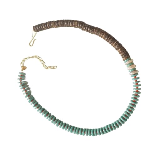 LIbgiubhy Stilvolle Baroques Perlen Halskette Aus Stabilen Glasmaterialien Perlen Für Trendige Frauen Suchen Elegante Und Einzigartigkeit von LIbgiubhy