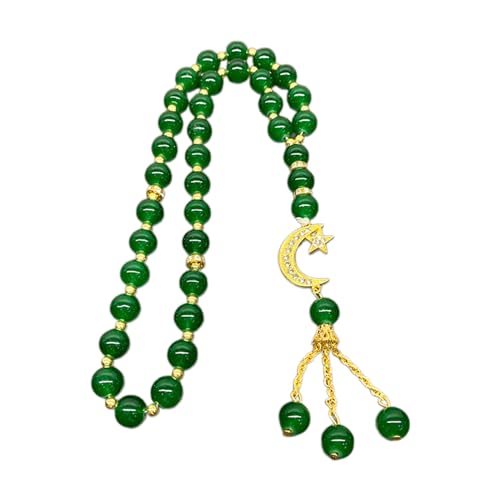 LIbgiubhy Stilvolle Gebetshandkette Glasperle Rosenkranzarmbänder Kreuz Anhänger Brabänder Katholizismus Gebet Religiöse Schmuck von LIbgiubhy