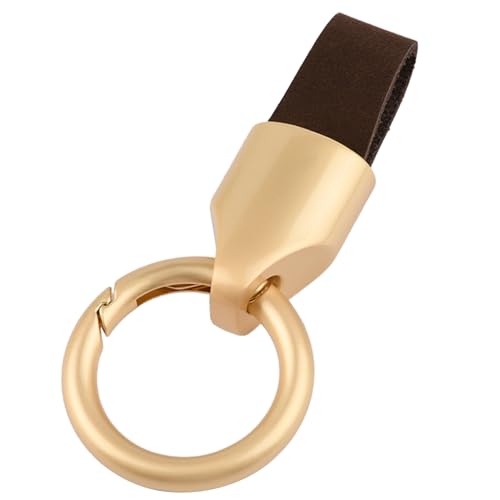 LIbgiubhy Stilvoller Lederauto Keychain PU Mens Schlüsselkettenbeutel Charme Key Rings Für Männliche Ehemann Geschenk Schmuckzubehör Accessoire von LIbgiubhy