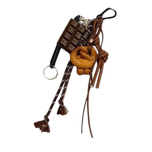 LIbgiubhy Von Brezel Geformtes Schlüsselbund Hängen Accessoire Verleiht Der Dekoration Ihres Keychain Dekors Stilvolle Outfits von LIbgiubhy