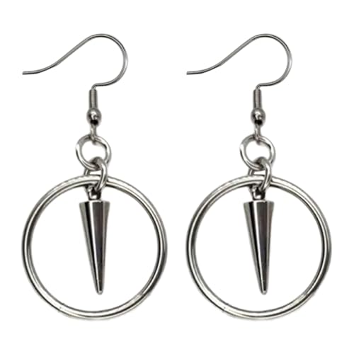 Modeohrringe Mit Unregelmäßiger Form Auffällige Geometrische Ohrringe Kreis Und Kegelohrringe Eleganter Partyschmuck von LIbgiubhy