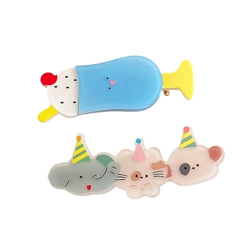 Modische Haarschmuck mit Fisch-Designs, Cartoon-Harz-Haarspange, Haarschmuck, Kopfbedeckung für stilvolle Looks von LIbgiubhy