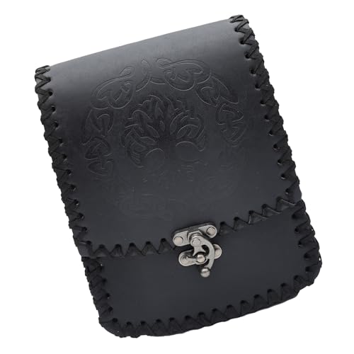 PU Leder Gürteltaschen Kleingeld Geldbörse Kleine Geldbörse Renaissances Gürteltasche Mittelalter Hüfttasche Cosplay Geldbörse für Männer Frauen, B von LIbgiubhy