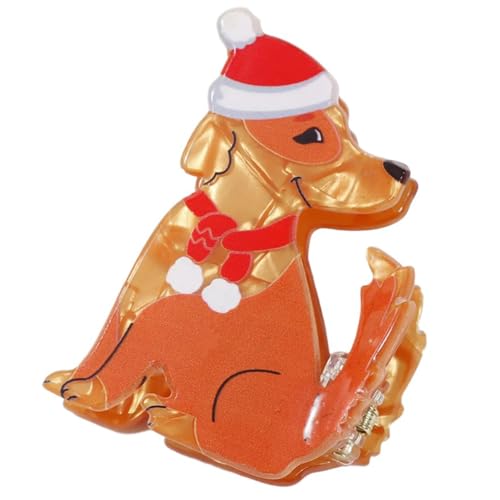 Perlmutt-Haarspangen, einzigartige Haarnadel, bunte Welpen-Haarspange, stilvolles Neujahrs-Haar-Accessoire von LIbgiubhy