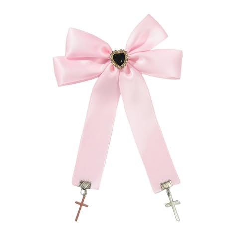 Punk Haarclip Mit Kruzifixs Anhänger Bowknot Barrettes Non Rust Spring Clip Für Weibliche Halloween Haarstyling Werkzeuge Punk Haarclip Mit Kruzifixs Anhänger Bowknot Barrettes Non Rust Spring Clip Für Weibliche Halloween Haarstyling Werkzeuge von LIbgiubhy