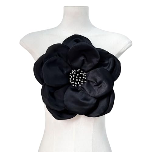 Raffinierte Blumenbrosche Multi Layer Blüten Geleder Stecknadel Stoff Corsage Schmuck Für Party Und Tägliche Verschleiß von LIbgiubhy