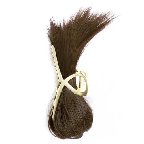Schnelle Pferdeschwanz-Verlängerung für Damen, synthetisches Haarteil mit sicherer Haarspange, natürlicher Look, Party-Haarschmuck von LIbgiubhy