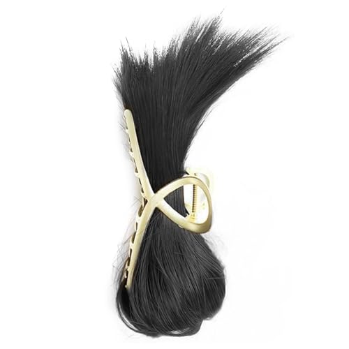 Schnelle Pferdeschwanz-Verlängerung für Damen, synthetisches Haarteil mit sicherer Haarspange, natürlicher Look, Party-Haarschmuck von LIbgiubhy