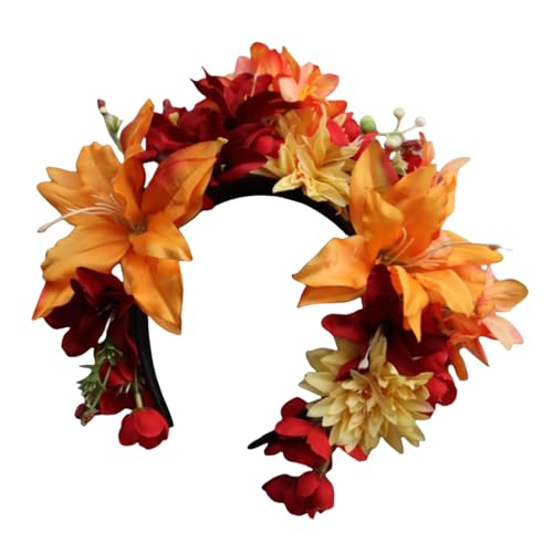 Stilvolle Blumen Haargirlanden Für Trendige Frauen Und Mädchen. Weiches Und Bequemes Stirnband Accessoire Für Vielseitige Anlässe Stilvolle Blumen Haargirlanden Für Trendige Frauen Und Mädchen. Weiches Und Bequemes Stirnband Accessoire Für Vielseitige Anlässe von LIbgiubhy