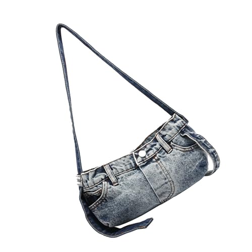 Stilvolle Umhängetasche Washed Jeans Look Mit Geräumigen Fächern Und Großem Fassungsvermögen Für Den Täglichen Gebrauch Stilvolle Umhängetasche Washed Jeans Look Mit Geräumigen Fächern Und Großem Fassungsvermögen Für Den Täglichen Gebrauch von LIbgiubhy