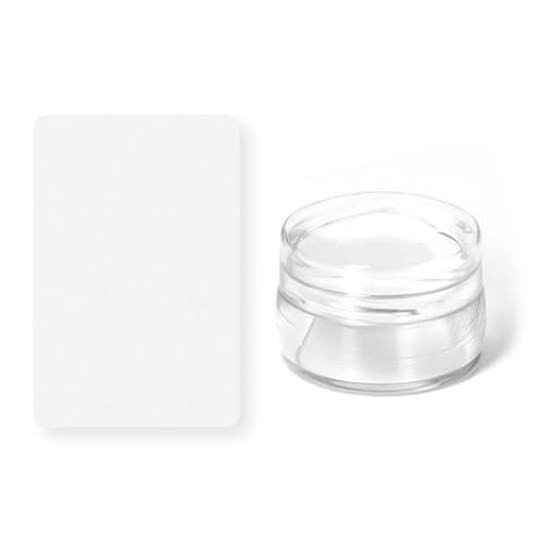 Transparentes Silikon-Nagel-Stempel-Set für einfache Reinigung und Anpassung für Maniküre-Enthusiasten zu Hause und im Salon von LIbgiubhy