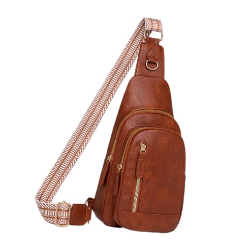 Vintage Multifunktionale Damen Brusttasche Mit Verstellbarem Riemen Und Mehreren Taschen Pack Umhängetasche von LIbgiubhy